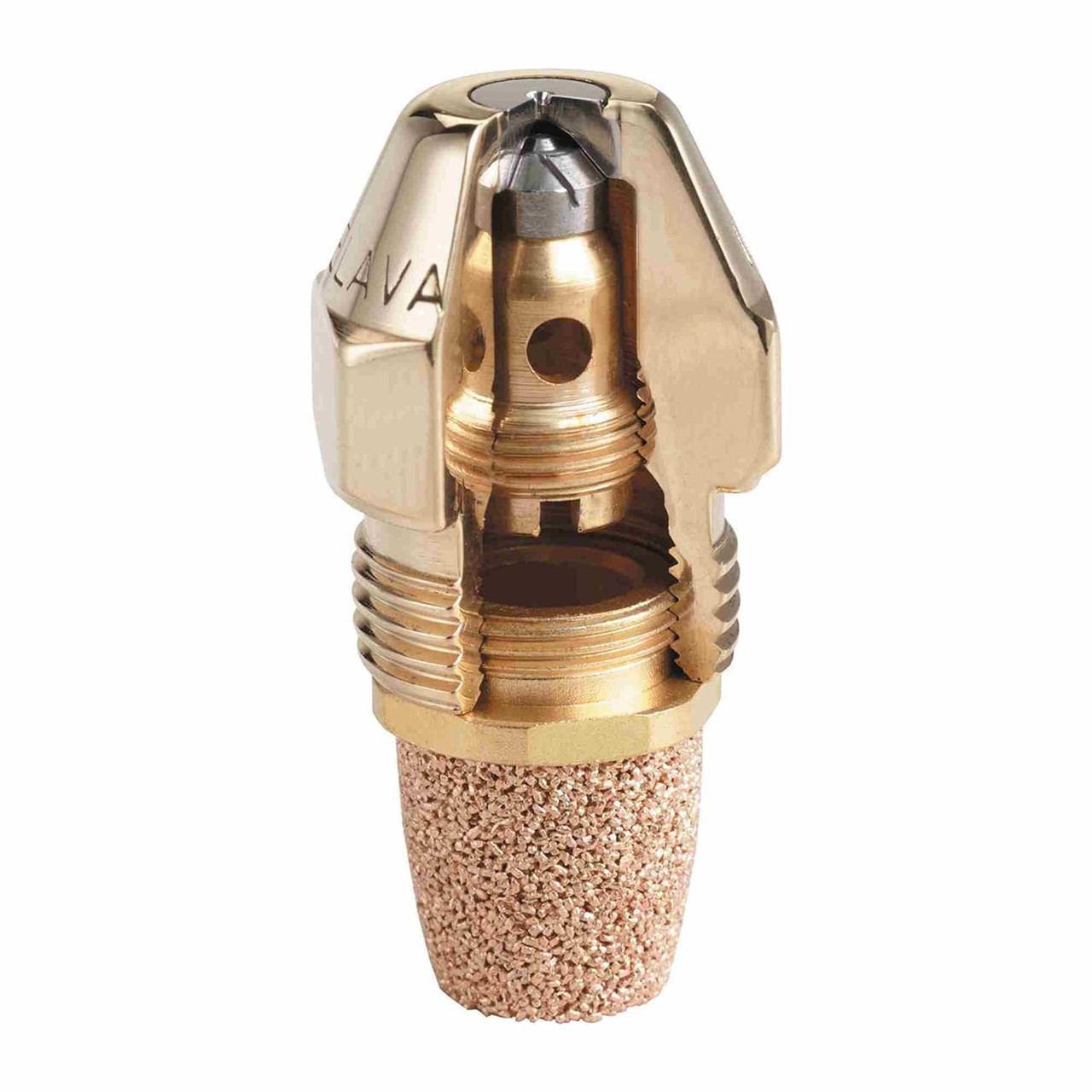 0.85 80° Oil Burner Nozzle – Type A Hollow Spray, Brass & Stainless Steel, Replacement For 8580A .85-80A